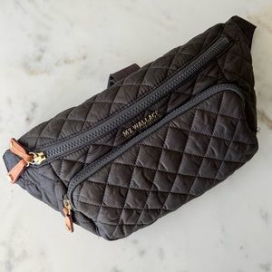 MZ Wallace Metro Sling Dark Grey Bumbag